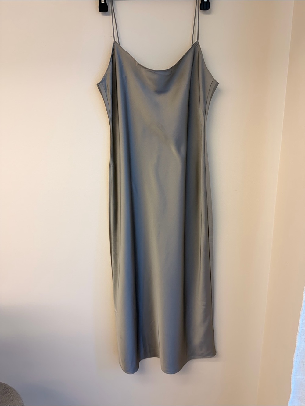 New J Crew Gwyneth Slip Dress Dove Gray Silver Sz xs-s